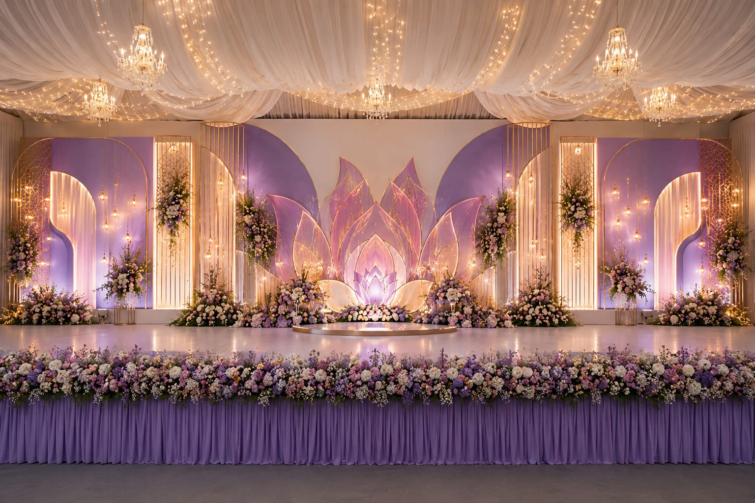 Elegant floral tablescape by HappyWaits